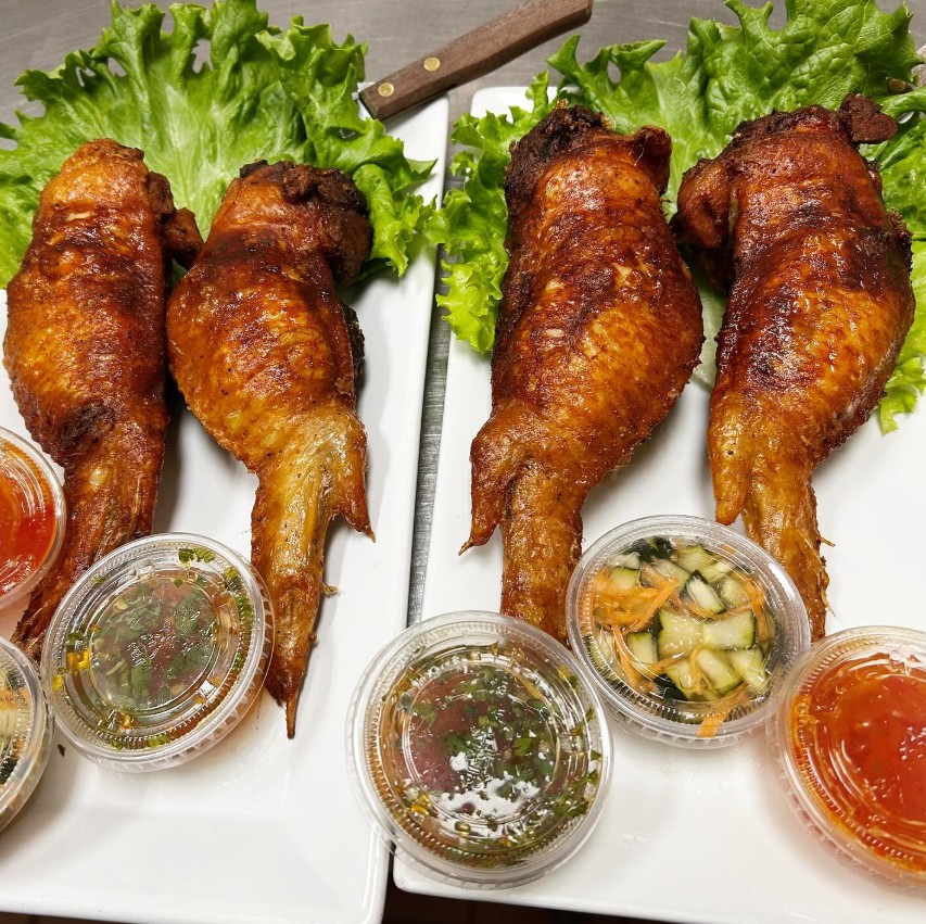 Lao Sausage - A popular dish at Snackboxe Bistro